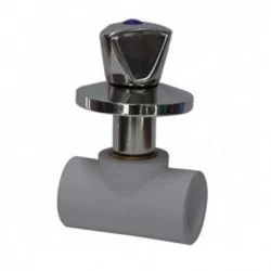 LLAVE PASO CROMO 25MM F-F PPR